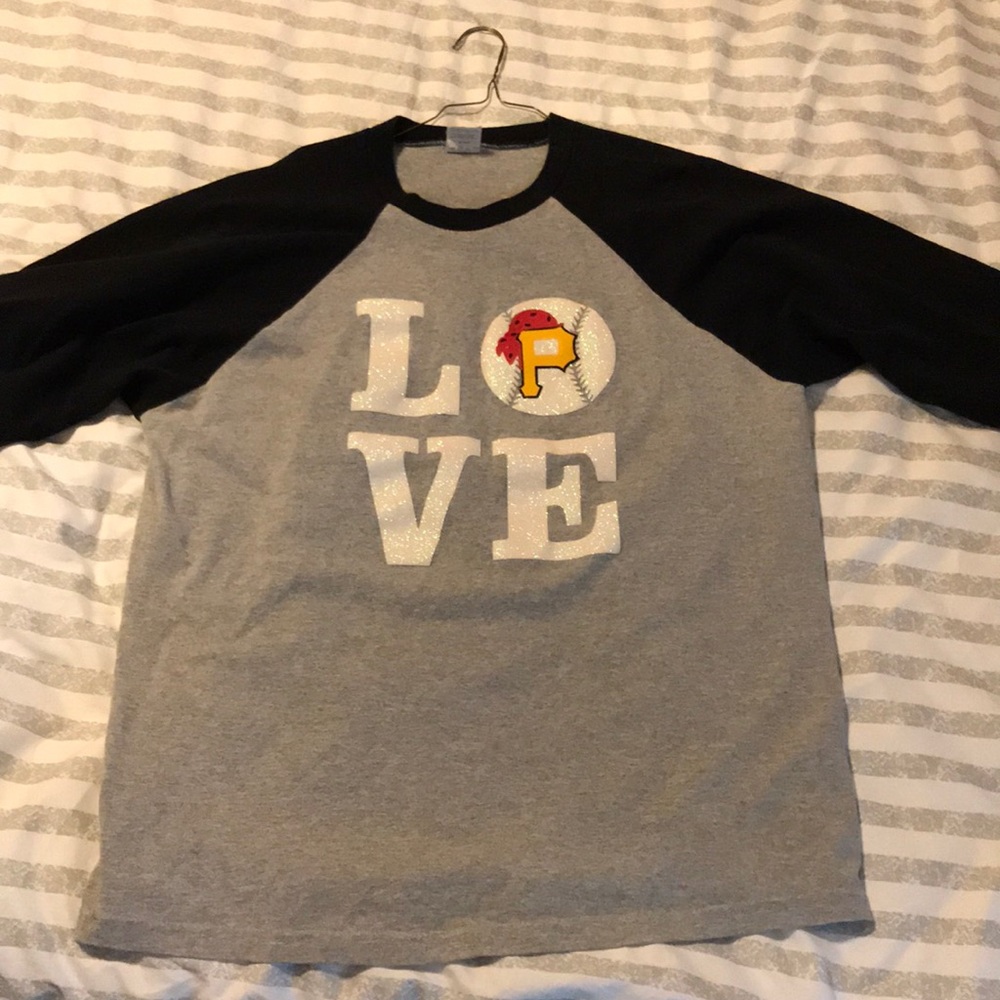 Pirates baseball LOVE t shirt